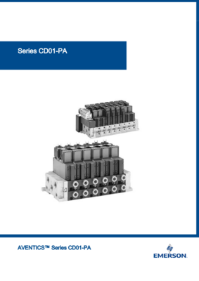 AVENTICS CD01-PA CATALOG CD01-PA SERIES: VALVE SYSTEMS